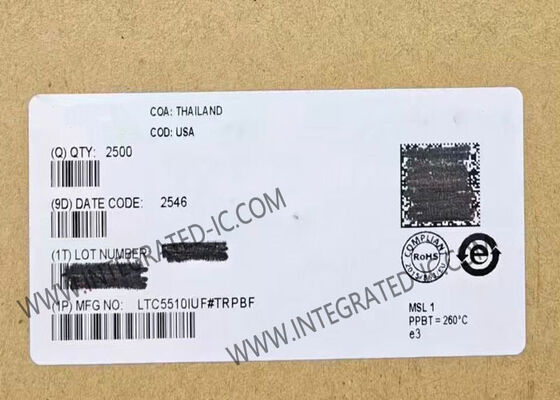 Módulo de Comunicación Inalámbrica LTC5510IUF de 1MHz a 6GHz, 105mA, IC Mezclador RF QFN-16
