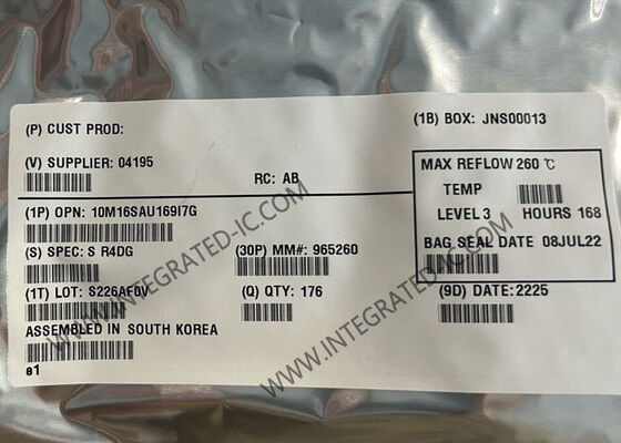 Array de puertas programables de campo 10M16SAU169I7G IC FPGA 169-LFBGA MAX 10 Array de puertas programables de campo