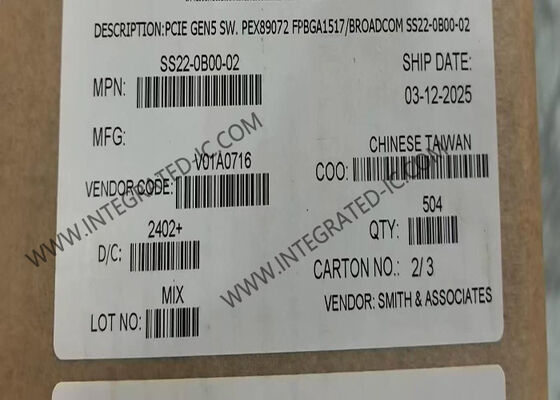 SS22-0B00-02 Chip de circuito integrado PCI Express Switch con soporte para PCIe 5.0 de 72 carriles