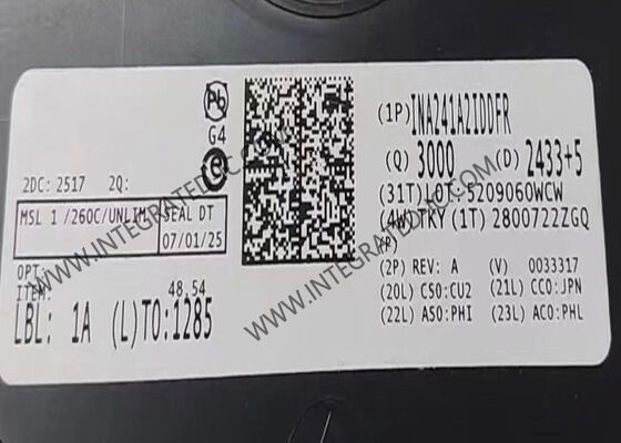 INA241A2IDDFR Amplificador de sentido de corriente Chip de circuito integrado con rechazo PWM mejorado