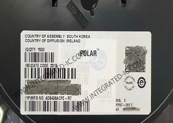 AD8436ACPZ Baja potencia Verdadero RMS a Convertidor de CC Chip IC LFCSP20