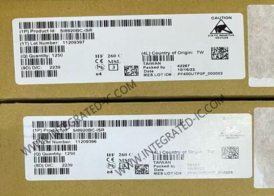 SI8920BC-ISR Amplificador IC con Aislamiento Galvánico y Entrada Diferencial de Bajo Voltaje para Medición de Derivación de Corriente