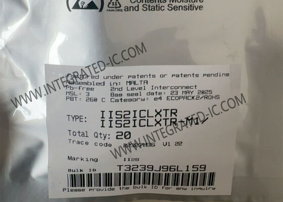 Sensor de movimiento inclinómetro digital de 2 ejes IIS2ICLXTR en encapsulado LGA-16
