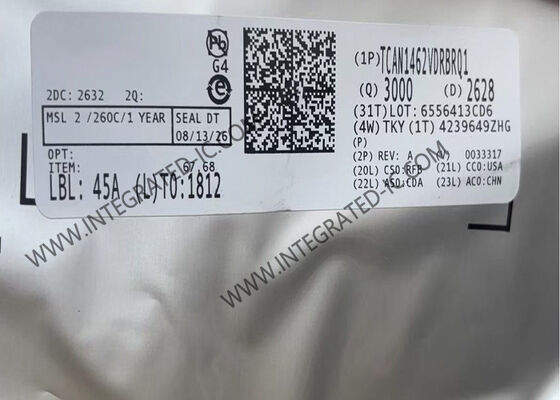 TCAN1462VDRBRQ1 Chip de circuito integrado con mejora de la señal Transceptor CAN FD en paquete VDFN8