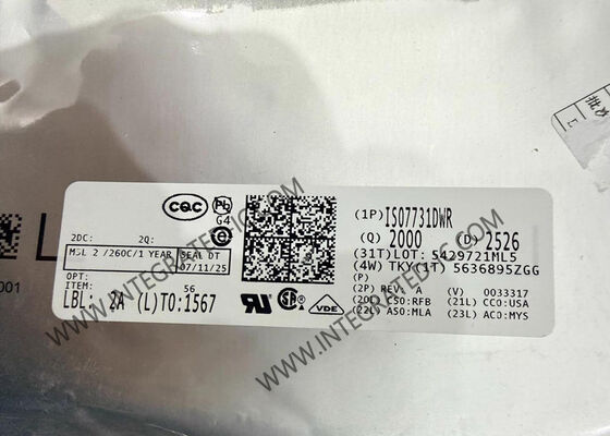 Aislador Digital Reforzado de Alta Velocidad con Chip de Circuito Integrado ISO7731DWR